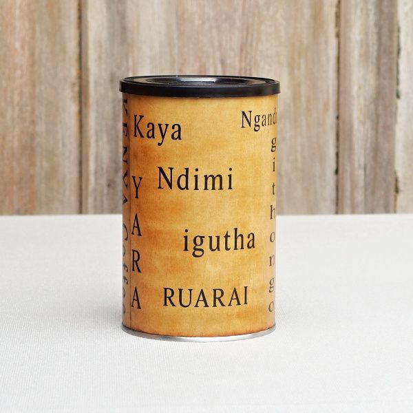 dóza vintage styl káva Kenya