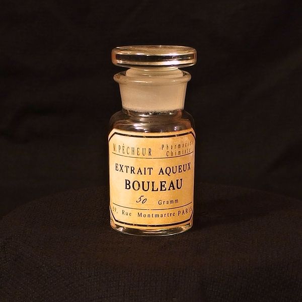 lékárenská lahvička vintage styl
