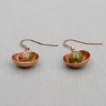 handmade náušnice unakit