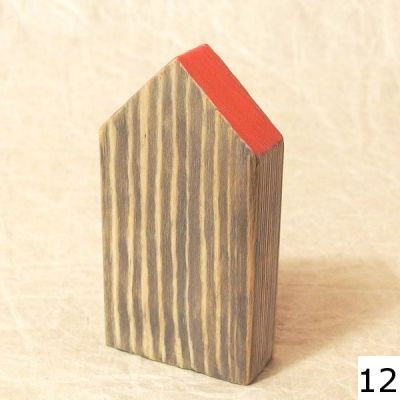 dřevěný domeček 5 x 10 cm